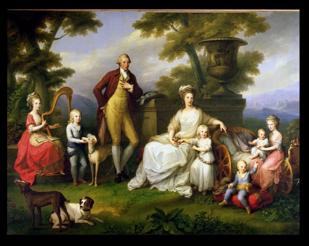 Angelika Kauffmann - 157, Ritratto di Ferdinando IV e la sua famiglia, Museo e Gallerie Nazionali di Capodimonte, Napoli